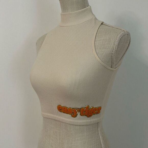 Judith March Tops - Judith March Easy Tiger Crop Top Women’s Small